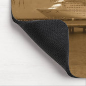 Angekoppelt in Cozumel Mousepad (Ecke)