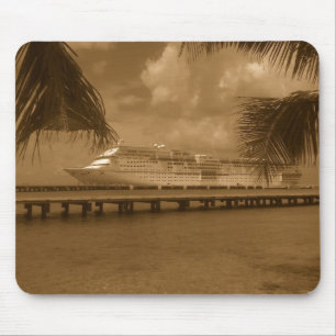 Angekoppelt in Cozumel Mousepad