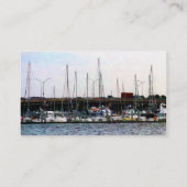 Angekoppelte Boote Norfolk VA Visitenkarte (Rückseite)