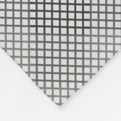 Angekreuztes Muster in Diagonalen 2 Töne ohne Weiß Fleecedecke (Ecke)