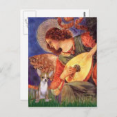 Angel3-Chihuahua1 Postkarte (Vorne/Hinten)
