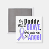 Angel 1 Daddy Stomach Cancer Magnet (Vorderseite/Rückseite)