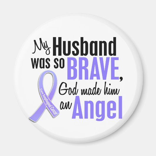 Angel 1 Husband Ösophaguskrebs Magnet (Vorne)