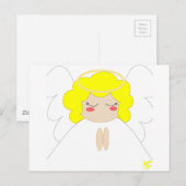Angel 1 postkarte (Vorne/Hinten)