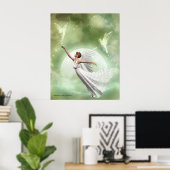 Angel 1 - unter Freunden Print Poster (Heimbüro)