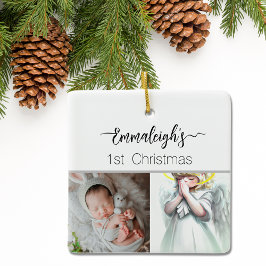 Angel 1. Weihnachten ganz nach Maß Keramikornament