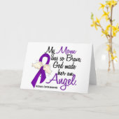 Angel 2 Mama Bauchspeicheldrüsenkrebs Karte (Gelbe Blume)