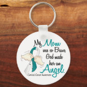 Angel 2 Mama des Zervikalkarzinoms Schlüsselanhänger (Vorderseite)