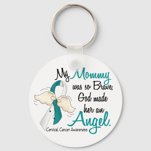 Angel 2 Mami des zervikalen Krebses Schlüsselanhänger (Vorderseite)