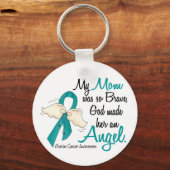 Angel 2 Ovarialkarzinom-Mama Schlüsselanhänger (Vorderseite)