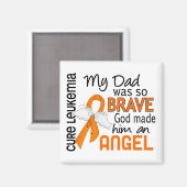Angel 2 Vater Leukämie Magnet (Vorderseite/Rückseite)