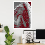 Angel 36 x 24 Poster (Heimbüro)