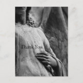 Angel 3 Christlich Memorial Beileid Vielen Dank Postkarte (Vorderseite)