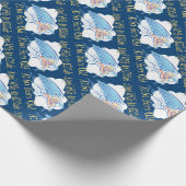 Angel 60. Geburtstag Geschenkpapier (Ecke)