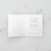 Angel 6 Beileid Danke, dass Sie die Karte erhalten (Innenseite)