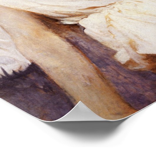 Angel, Abbott Handerson Thayer Fine Art Poster (Ecke)