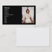 Angel, Abbott Handerson Thayer Fine Art Visitenkarte (Vorne/Hinten)