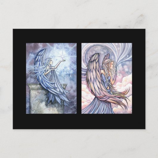 Angel ACEO Card von Molly Harrison Postkarte (Vorderseite)