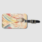 Angel Acrylic Luggage Tag Gepäckanhänger (Vorderseite (Horizontal))