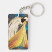 Angel-Acrylsäure-Schlüsselanhänger, Mondlicht (bei Schlüsselanhänger (Rückseite)