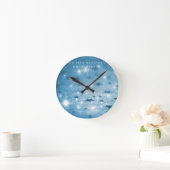 Angel Affirmation Wall Clock – My Love Endures Runde Wanduhr (Zuhause)