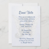 Angel Alphabet A Einladung (Vorderseite)