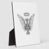 Angel Alphabet I Initial Letter Wings Halo Fotoplatte (Seite)