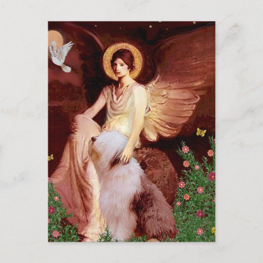 Angel - Altes Englisch #1 Postkarte (Vorderseite)