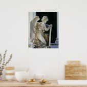 Angel Altes Friedhof-Poster zum Ausruhen Poster (Küche)