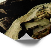 Angel am Strand Poster (Ecke)