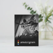 Angel Amstergram Postkarte (Stehend Vorderseite)