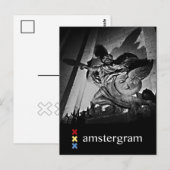Angel Amstergram Postkarte (Vorne/Hinten)