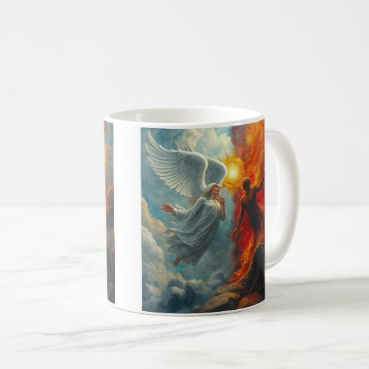 ANGEL AND DEVIL KAFFEETASSE (VorderseiteRechts)
