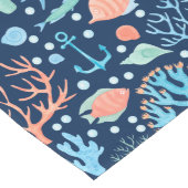 Angel Angel Angelfisch Nautisches Thema Großer Tischläufer (Ecke)