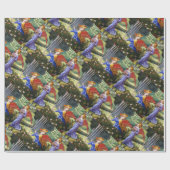 Angel Ansammlung Blume in einer Himmlischen Landsc Geschenkpapier (Flach)