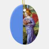 Angel Ansammlung Blume in einer Himmlischen Landsc Keramikornament (Hinten)