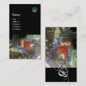 Angel Ansammlung Blume in einer Himmlischen Landsc Visitenkarte (Vorne/Hinten)