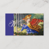 Angel Ansammlung Blume in einer Himmlischen Landsc Visitenkarte (Rückseite)