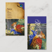 Angel Ansammlung Blume in einer Himmlischen Landsc Visitenkarte (Vorne/Hinten)