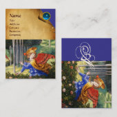 Angel Ansammlung Blume in einer Himmlischen Landsc Visitenkarte (Vorne/Hinten)