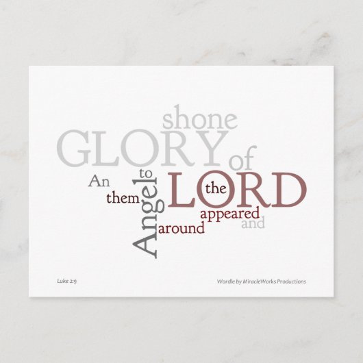 Angel Appeared Postkarte (Vorderseite)