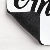 Angel Art Cool Text Graphic Angel Word Text Art Mousepad (Ecke)