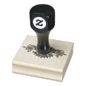 Angel Art mit Deo Gratias Banner Gummistempel (Stempel)