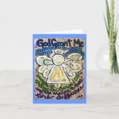 Angel Art Note oder Grußkarte für das Gebetsfest Karte (Vorderseite)