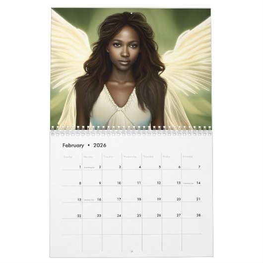 Angel Art von Yanesh - Kalender 2024 (Feb 2026)