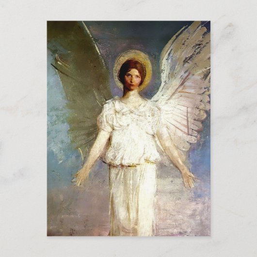 "Angel at Noon" von Abbott Thayer Postkarte (Vorderseite)