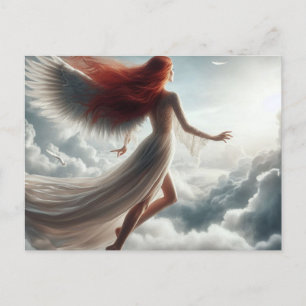 Angel auf dem Weg zum Himmel Postkarte
