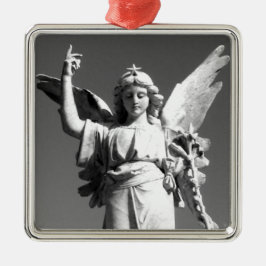 Angel auf den Himmel zeigen Ornament Aus Metall