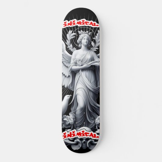 Angel auf der Basis von Inimiktoren Skateboard (Vorderseite)