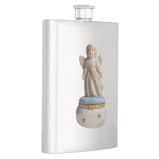 Angel auf einer Flasche im Kühlschrank lagern Flachmann (Rechts)